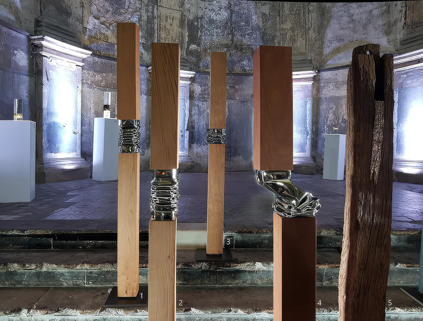 Colonnes d'harmonie bois