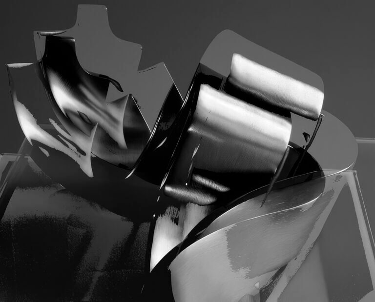 Photographie de la sculpture Transe en danse 2. Tirage sur dibond, 110 x 88 cm