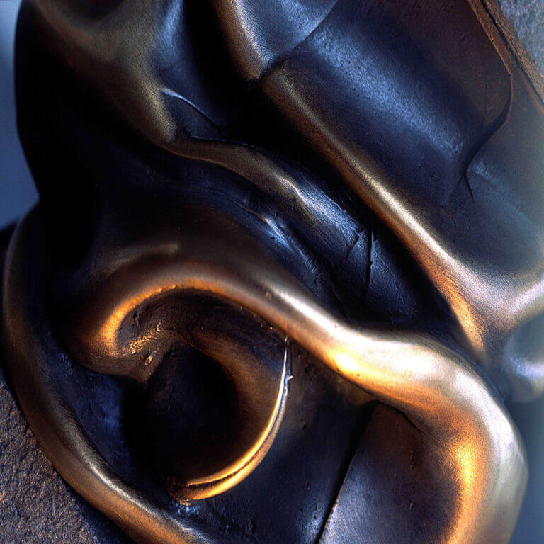 Photographie de la sculpture Tourbillon. Tirage sur dibond, 60 x 60 cm